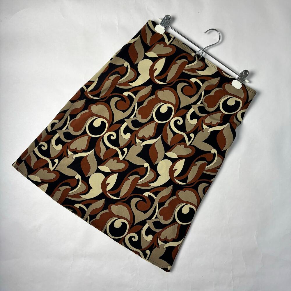 Vintage Y2K M L Tracey Evans Limited Midi Skirt Psychedelic Maximalist Low Rise